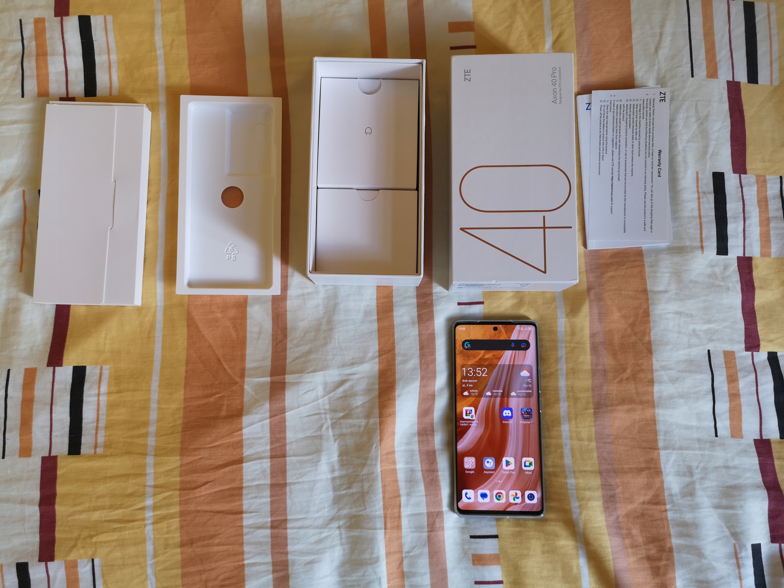 Smartfon ZTE Axon 40 Pro 8 GB / 128 GB 5G czarny