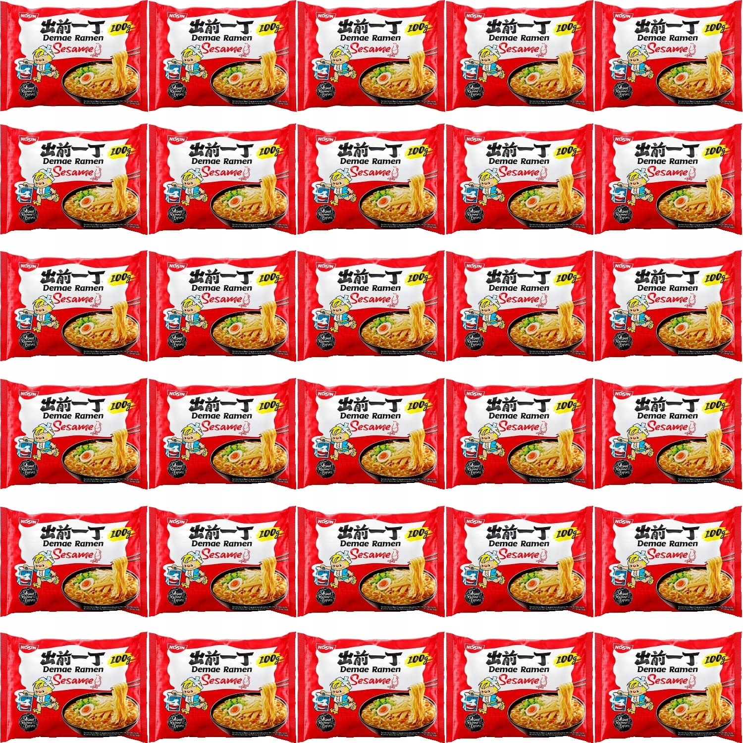 Karton Polévka Těstoviny Instant Demae Ramen se sezamem Sesame 30 x 100 g Nissin