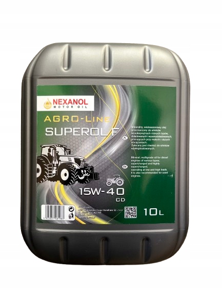 Minerální motorový olej Superol F 15W-40 CD 10l Nexanol vícesezónní