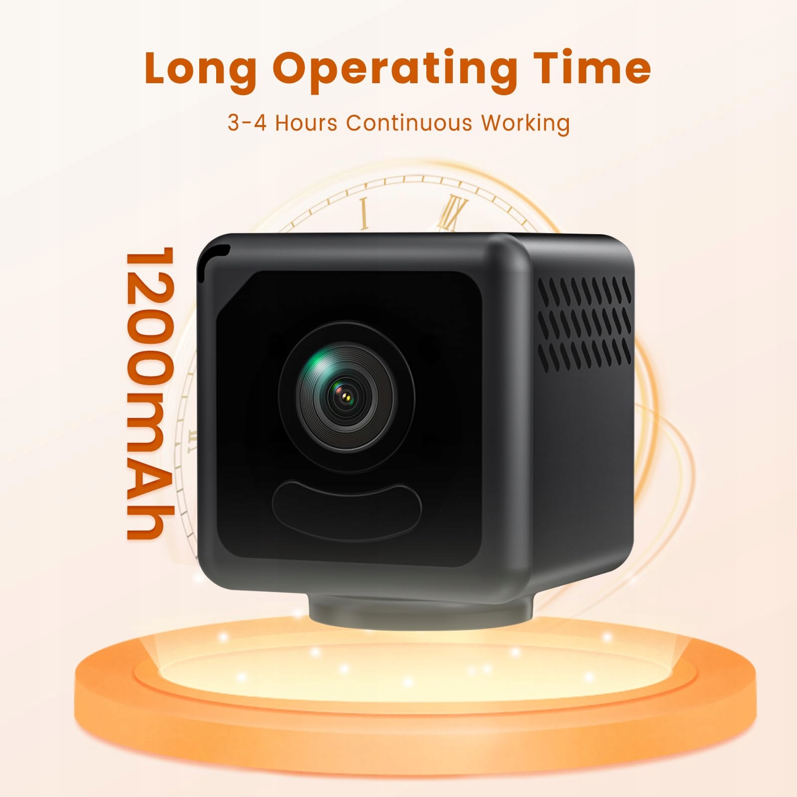 EKJANEPE Mini Kamera 4K WLAN Do Monitoringu Wnętrz Z Detekcją Ruchu — miniatura 5