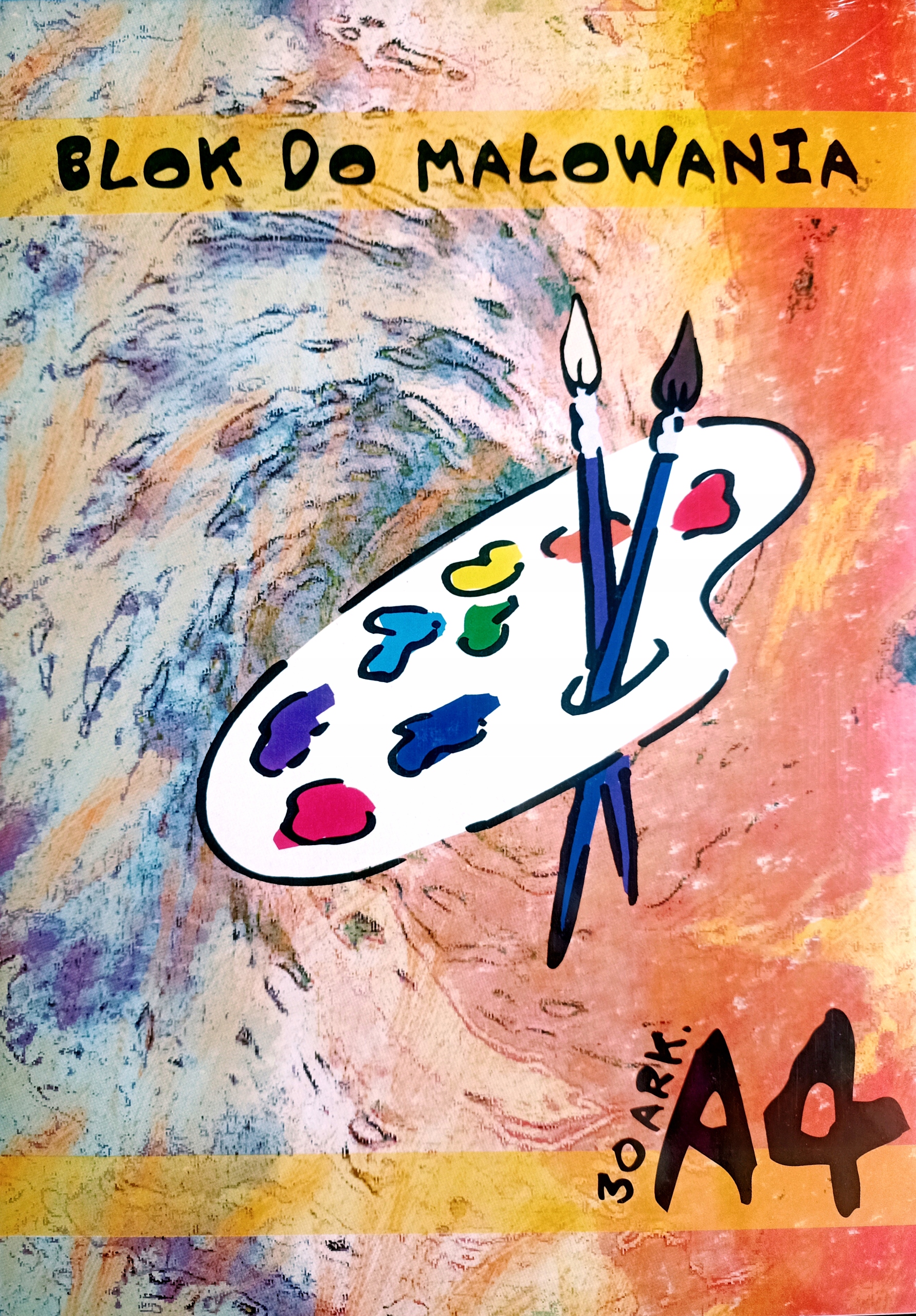 BLOK RYSUNKOWY A4 BIAŁY 30 arkuszy DO MALOWANIA