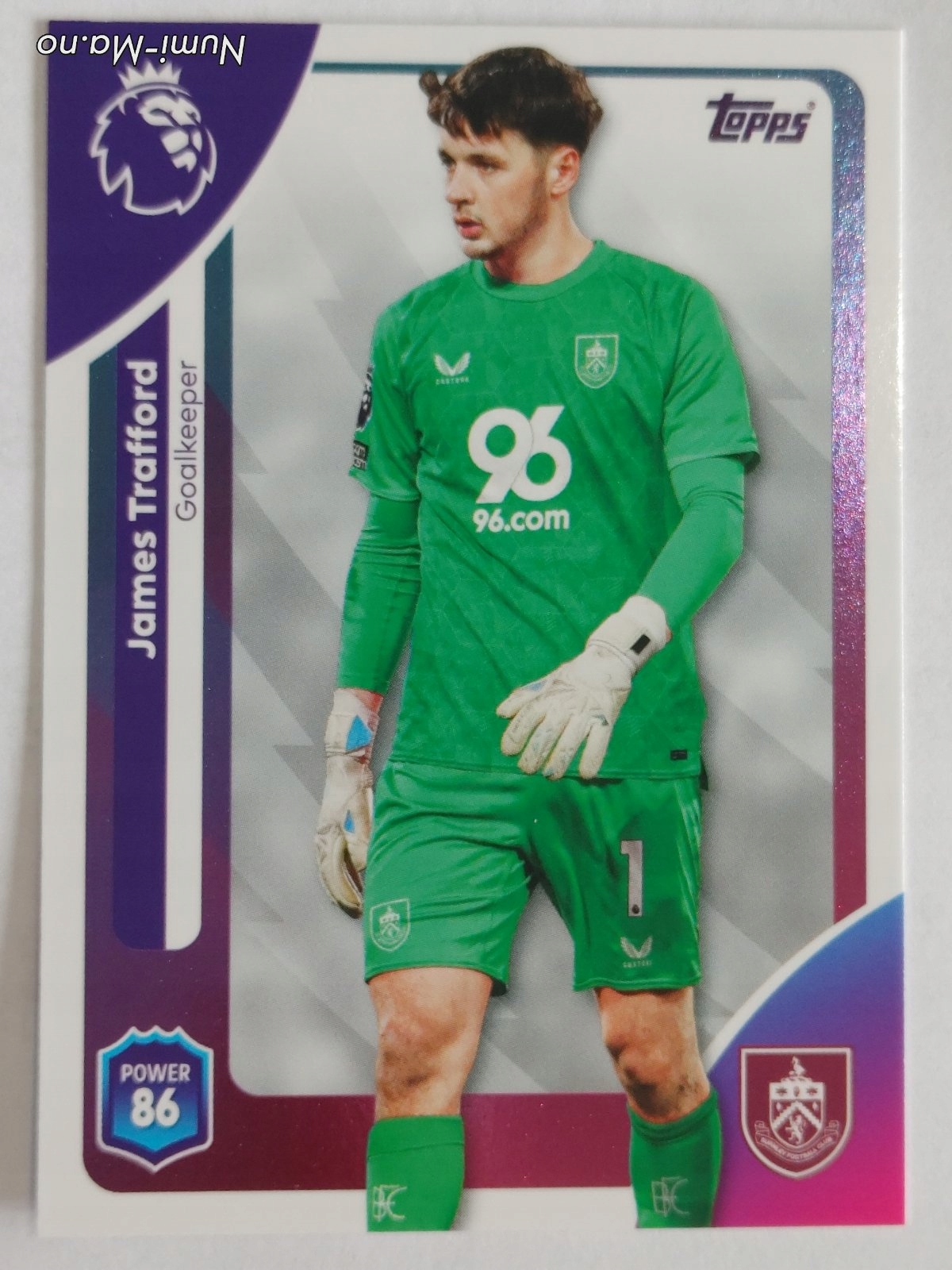 Topps Premier League 2025-2026 NR.308 Burnley Fc Trafford 4059