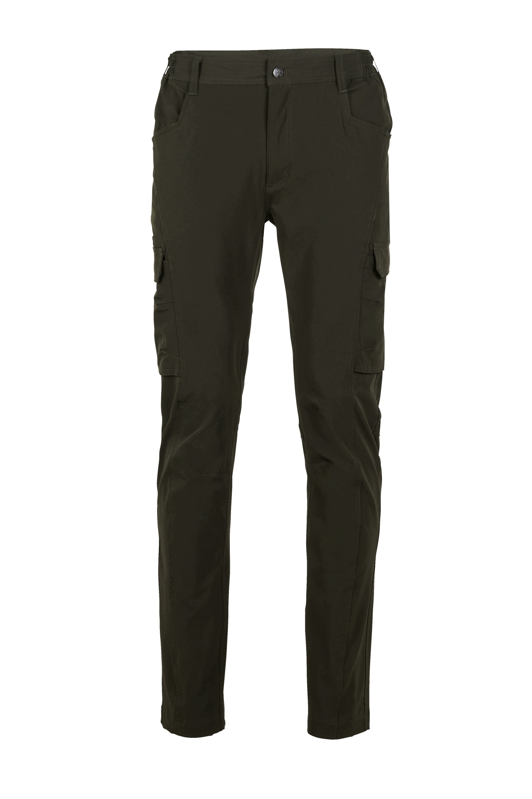 Planam Outdoor Stretchy Kalhoty do pasu pro muže do pasu olivová 102 3832