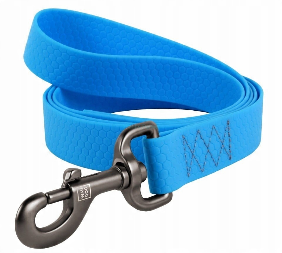 

Collar Waudog Waterproof Smycz 183/1,5cm Niebieska