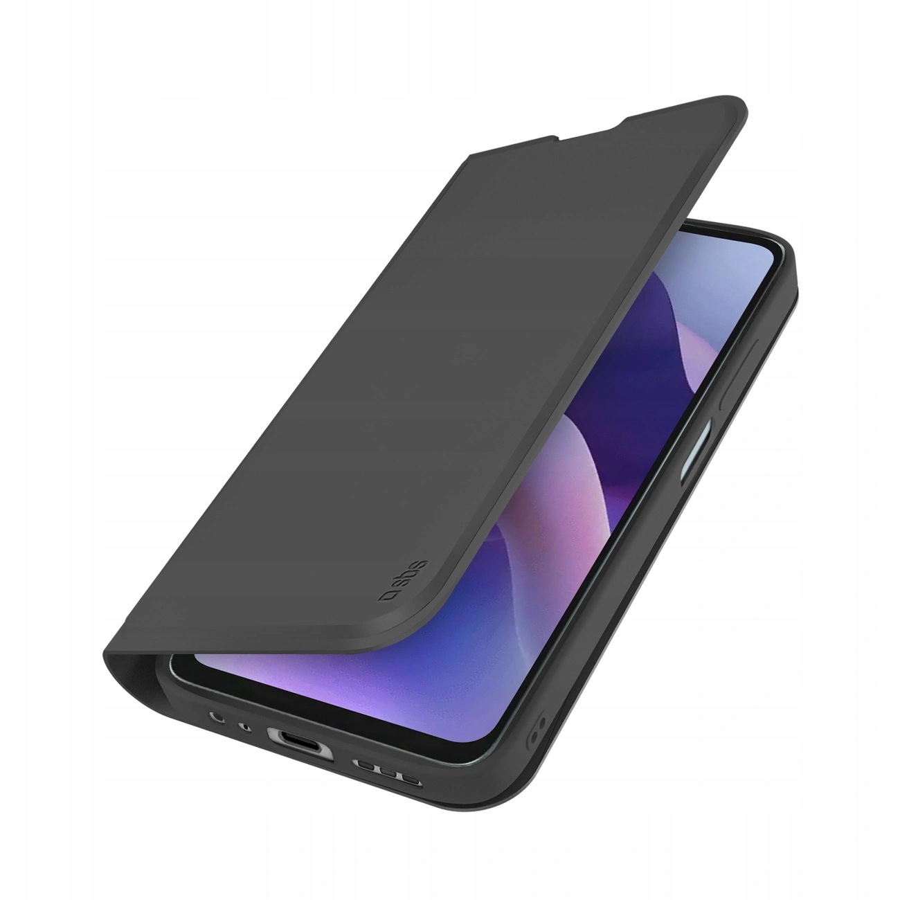 Sbs Etui Wallet Smooth Do Motorola Moto G56 Z Klapką Ochronne Zamszowe