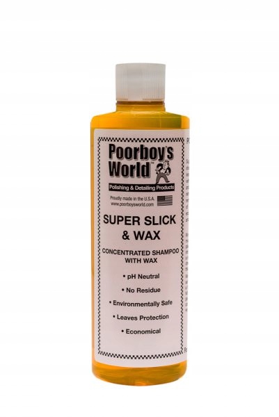 

Poorboy’s World Slick & Wax Szampon 473