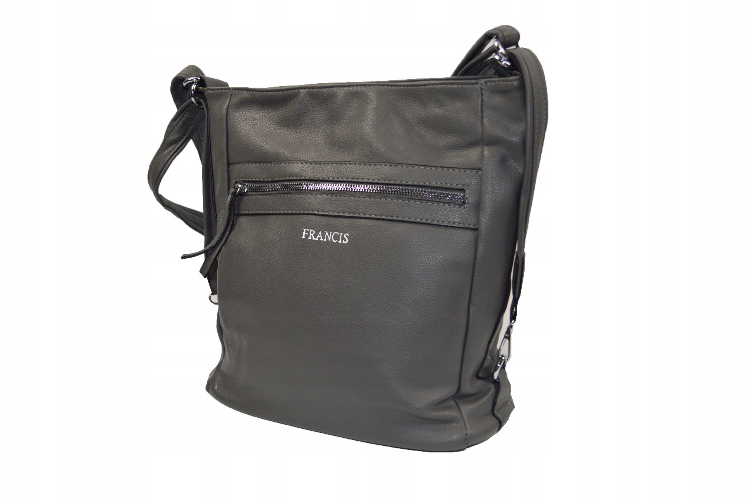 DUŻA POJEMNA TOREBKA DAMSKA LISTONOSZKA WOREK TORBO-PLECAK