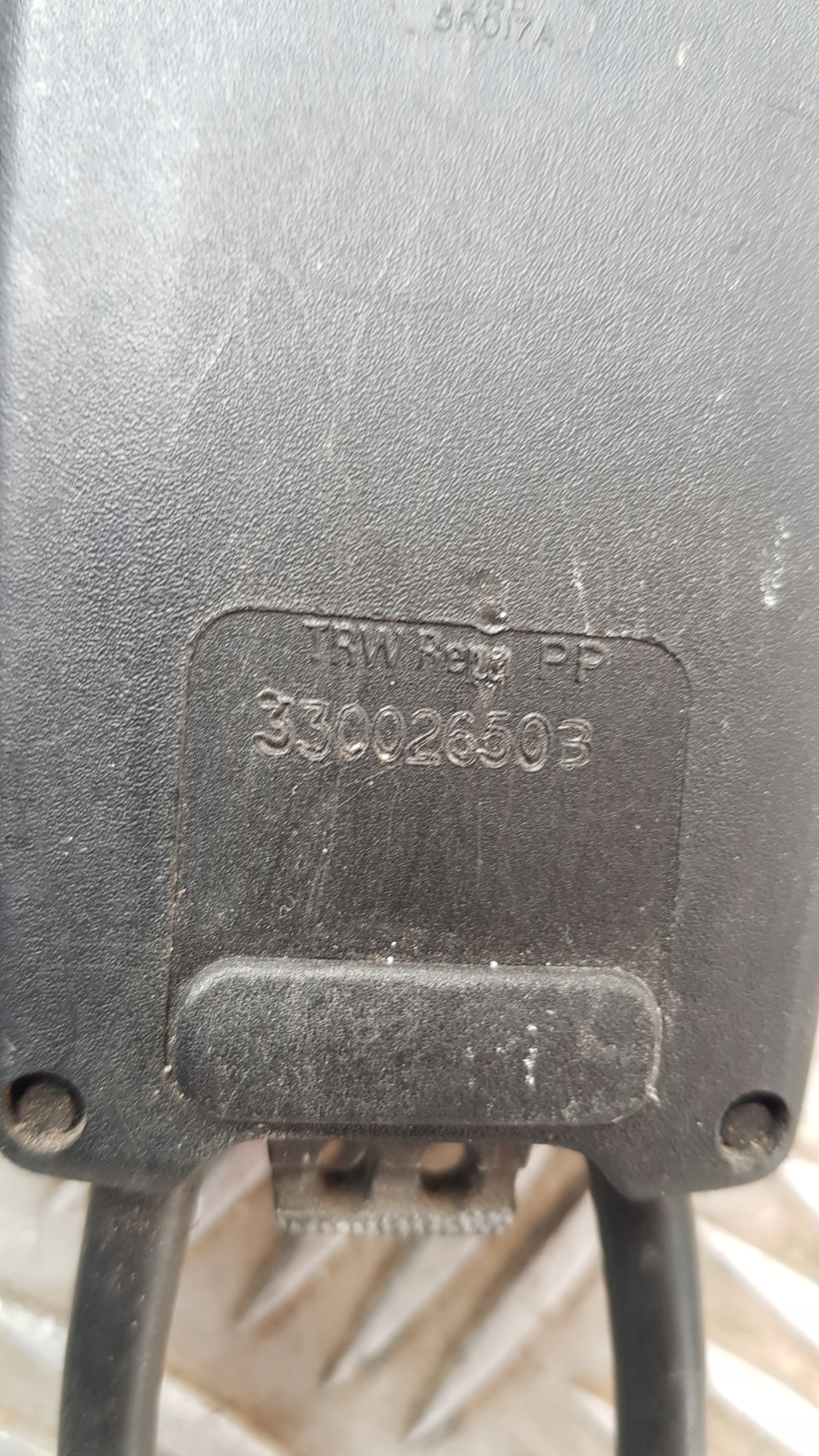 MERCEDES W220 Gurten Sicherheits SPINKA heck