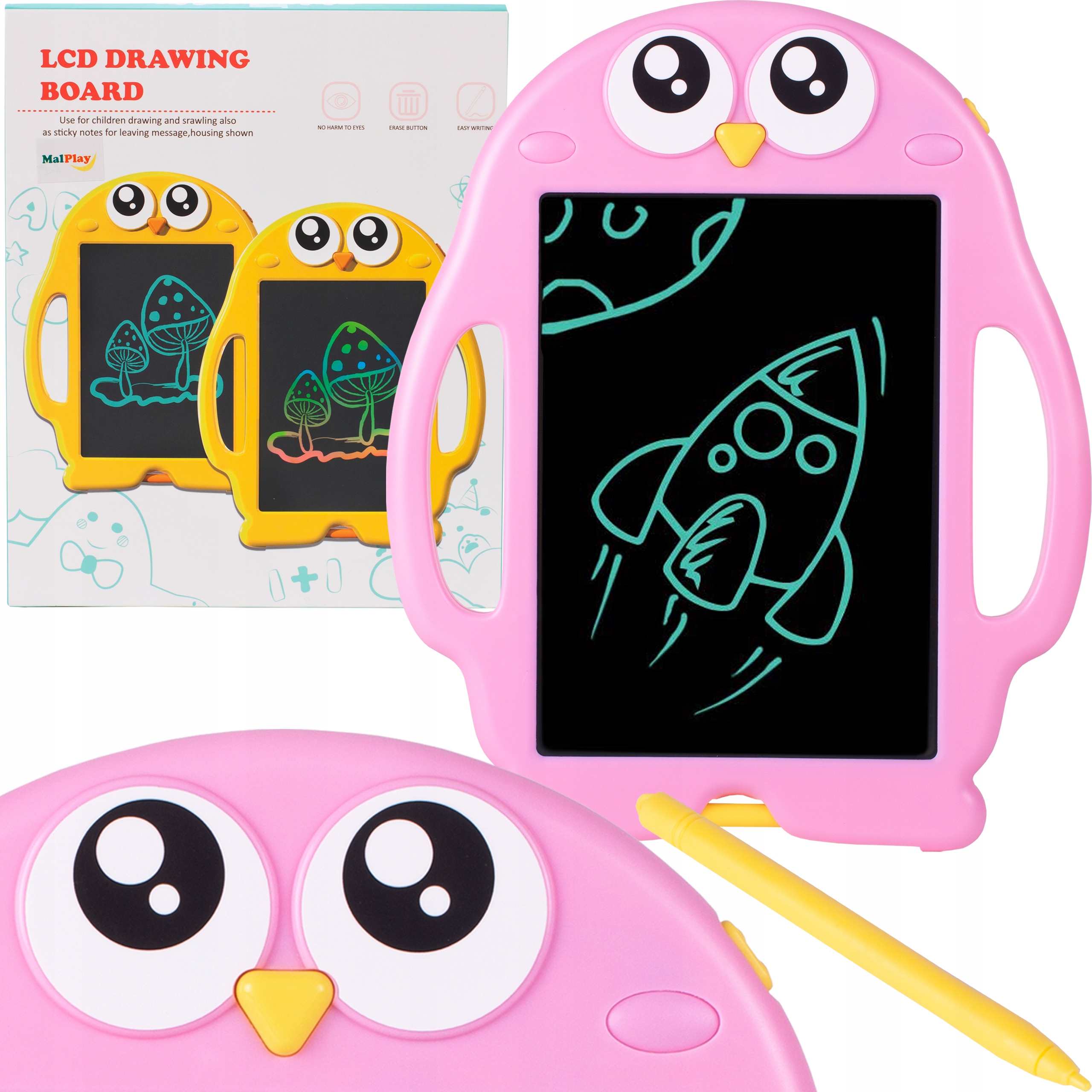 

Znikopis Do Rysowania Tablet LCD 8,5" Pingwin