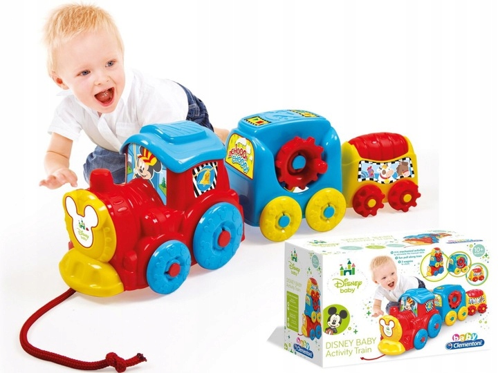 Clementoni EDUKACYJNY POCIĄG MIKI Baby Disney17168 Wiek dziecka 10 m +