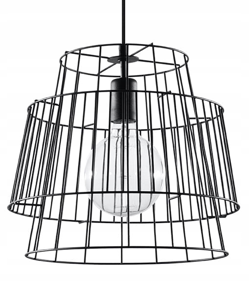 Sollux Lighting Závesná lampa luster Gate čierna