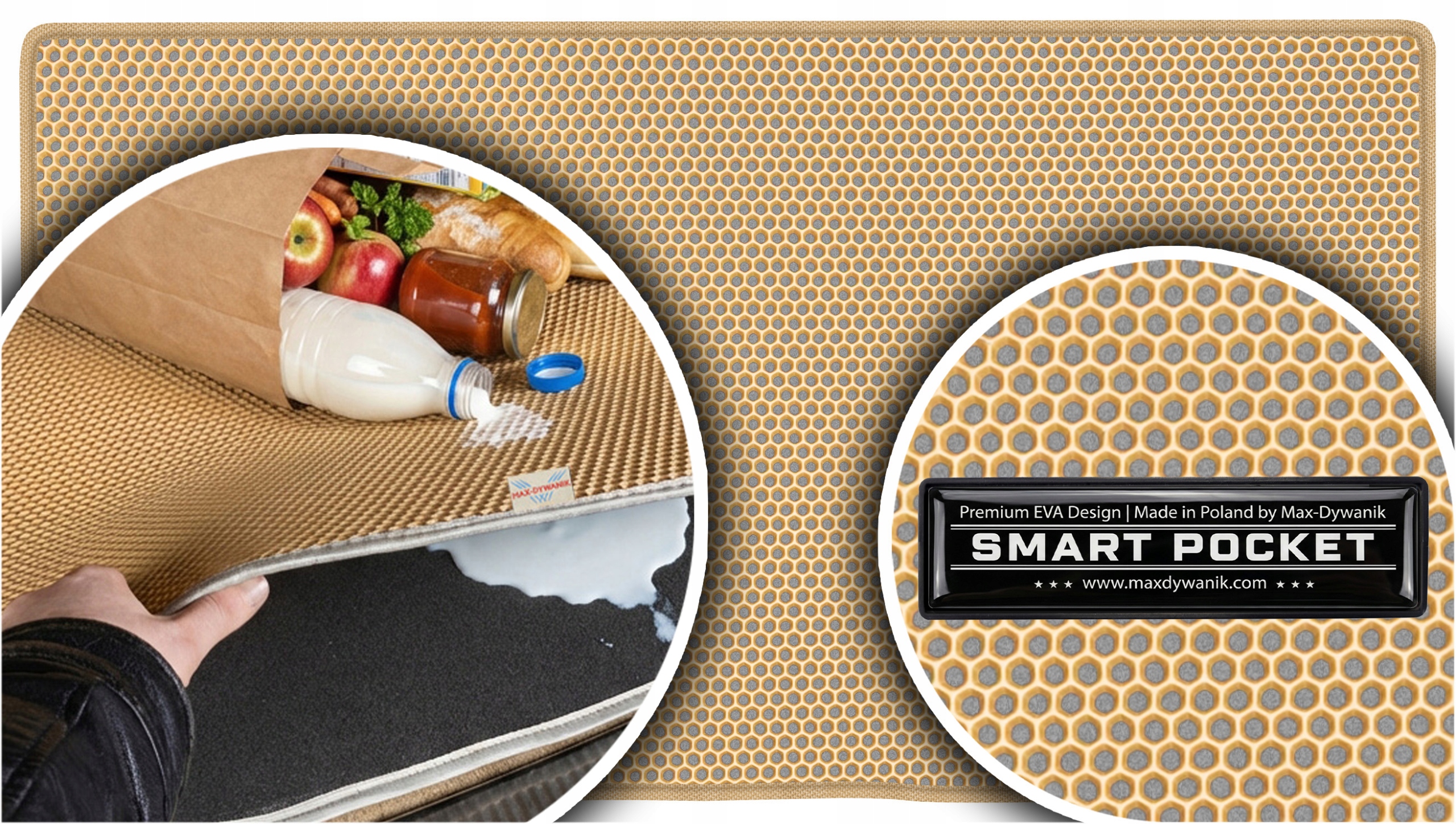 Suzuki Wagon R Minivan 1997-2000 Vložka do kufru Eva Smart Pocket Béžová