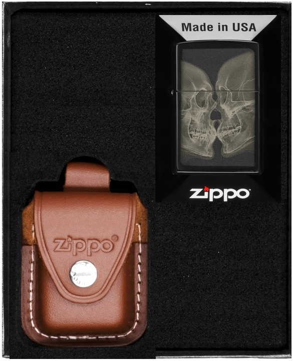Sada Zippo Zapalovač X Ray Kiss Design Dárkový No4