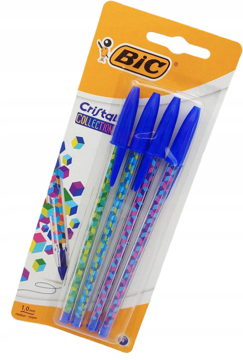 

Długopis Cristal Collection 1mm 4szt Bic