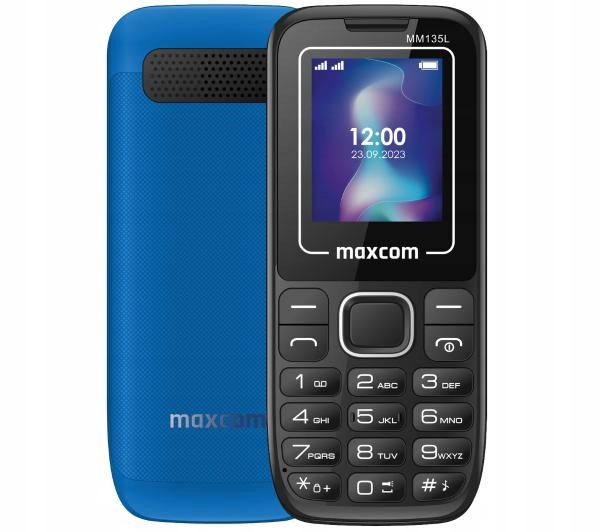 Telefon komórkowy Maxcom Classic MM135L Dual Sim 1,77" Radio Niebieski