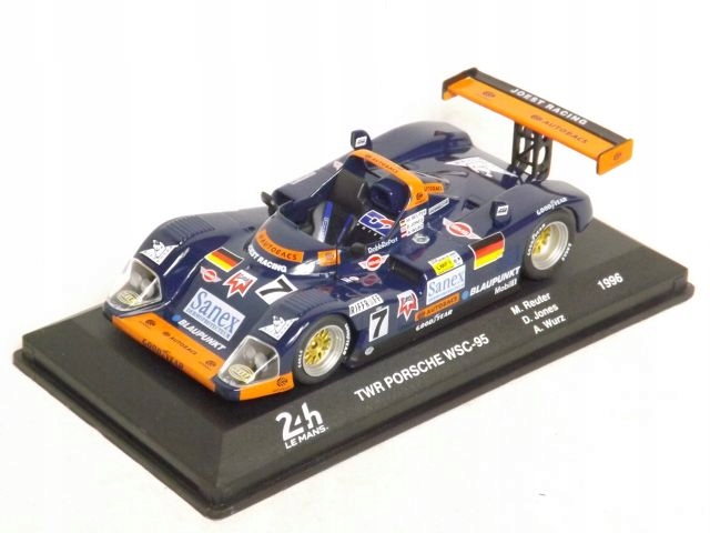 PORSCHE TWR WSC-95 #7 Winner 1st 1996 Reuter 1:43 Altaya