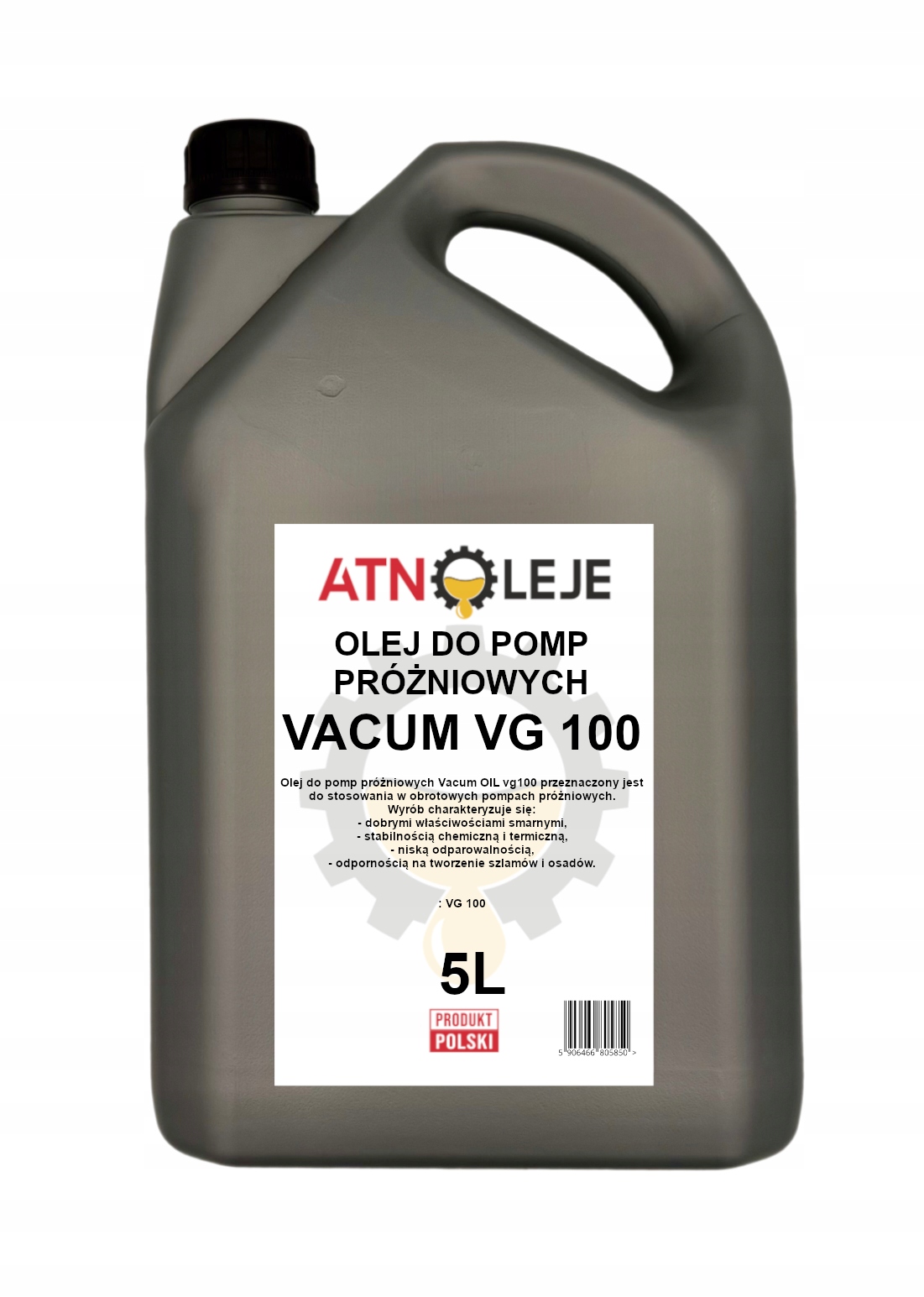 Olej do pomp próżniowych Vg 100 5L