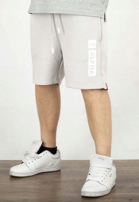 Kraťasy Alpha Industries Print 146365 šedé