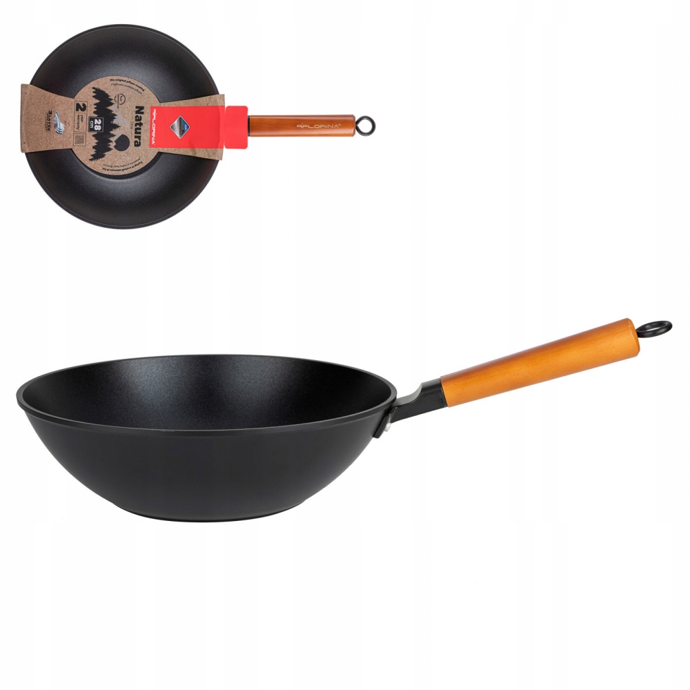 

Patelnia Wok Indukcja 28 cm Florina czarny