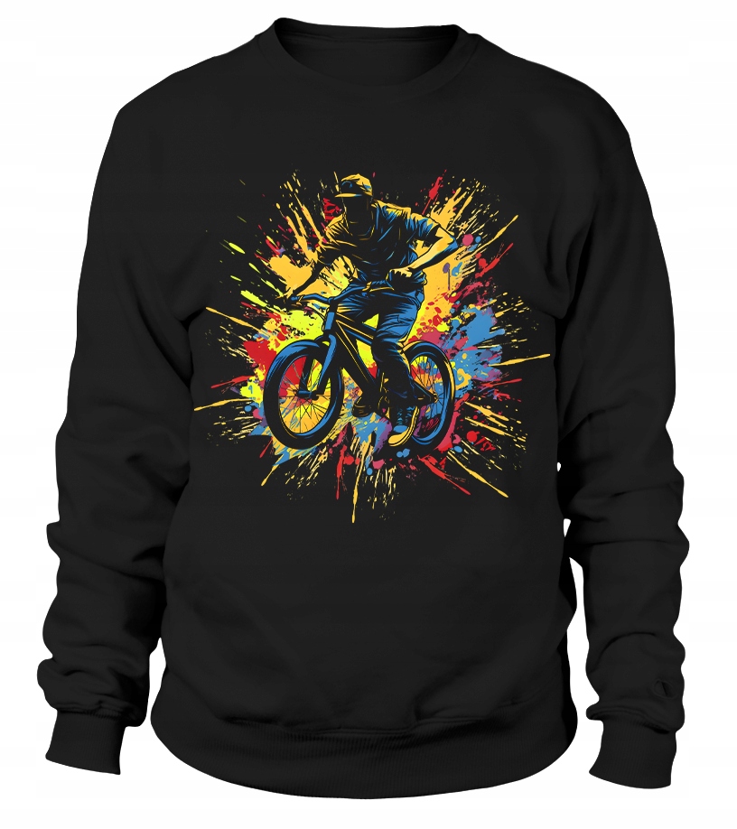 Pánská Mikina Barva Bmx Černá M Pro něj Chlapa Manžela Chlapa