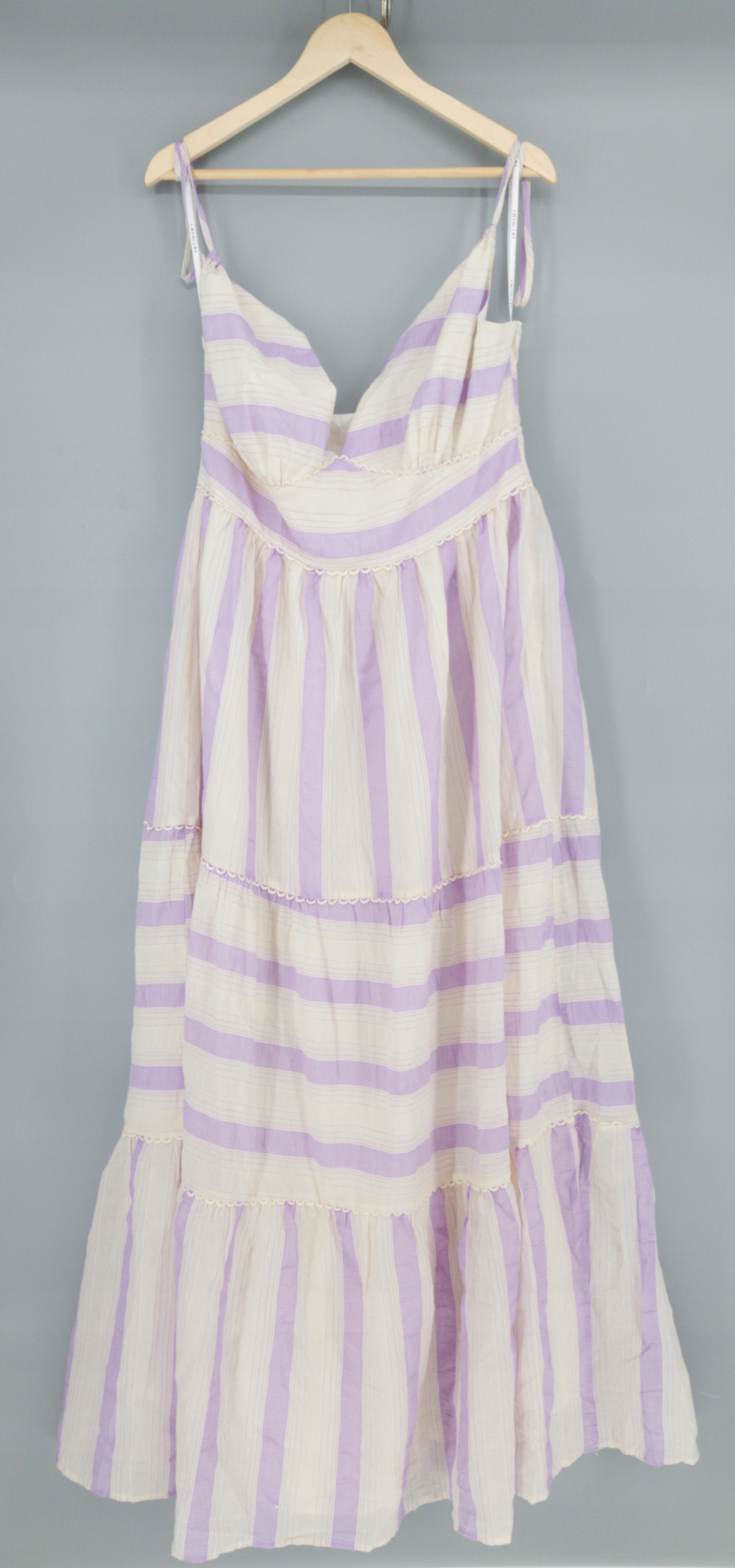 Šaty boho maxi s pruhy fialová Chancery 46