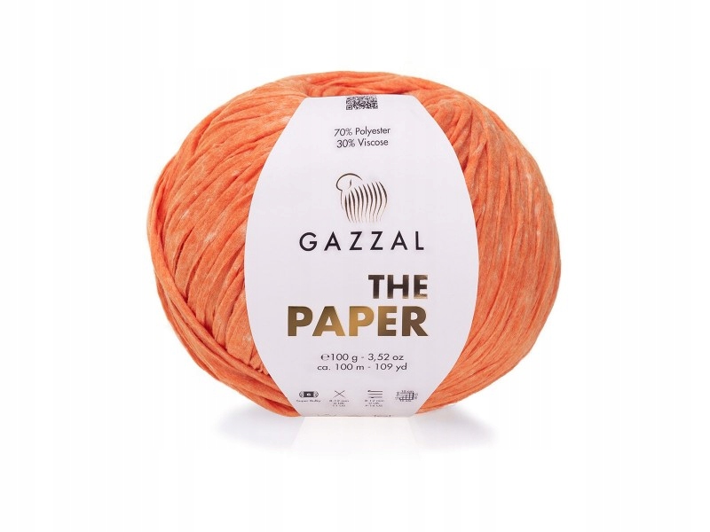 Włóczka Paper Yarn Gazzal efekt papieru 3958