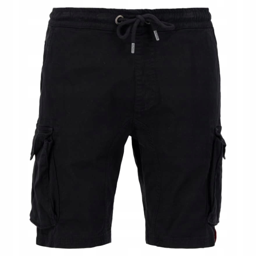 Kraťasy Kraťasy kapsáče Alpha Industries Cotton Twill Jogger Black S