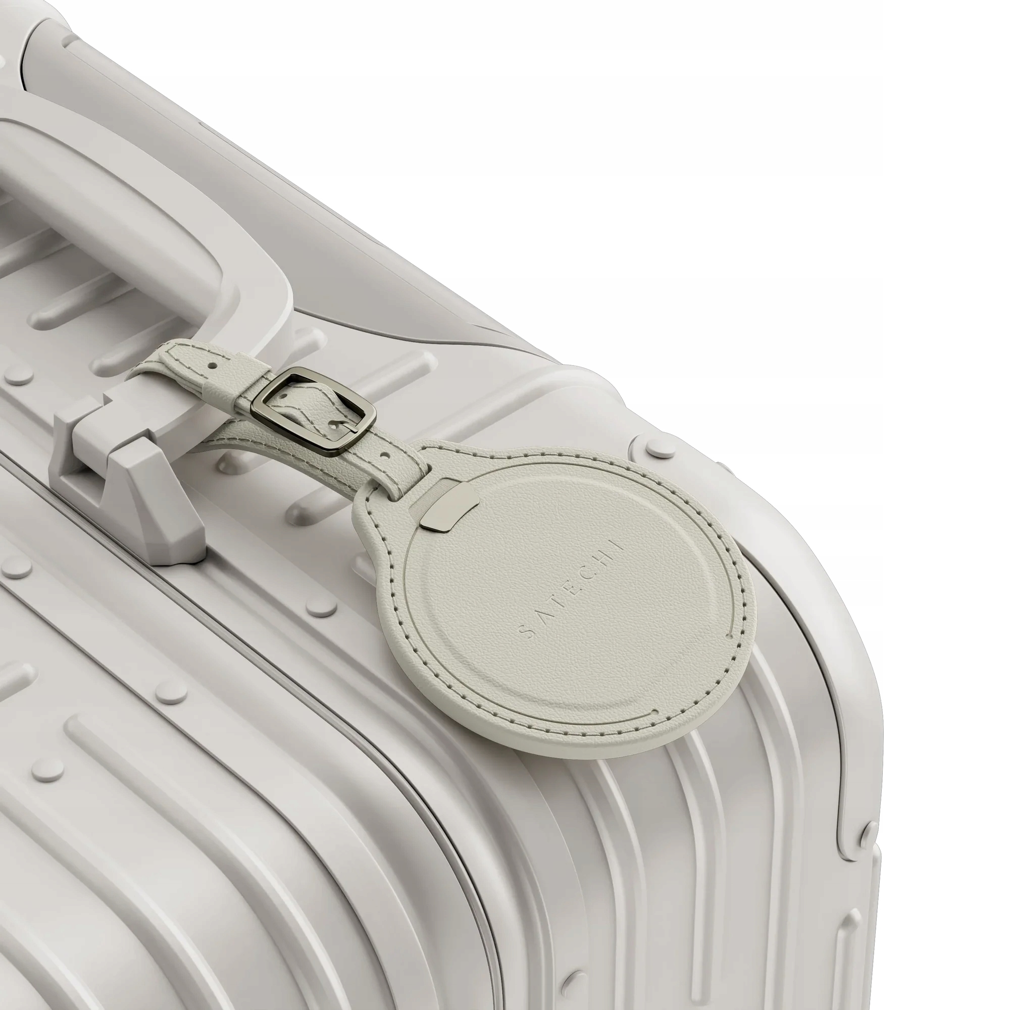 Satechi FindAll Luggage Tag kožený přívěsek na zavazadlo od společnosti Apple Find My