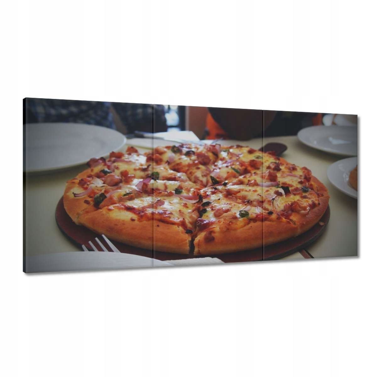 Obrazy 180x90 Pizza v kúskoch