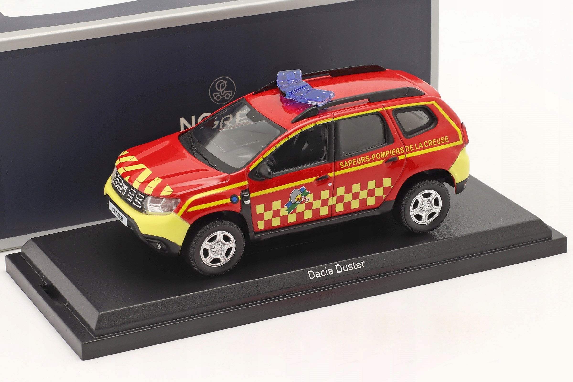 Norev Dacia Duster 2020 Pompiers w/square dec.1:43