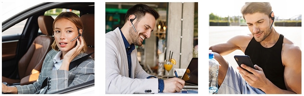 Słuchawka Bluetooth 5.1 Feegar BOND Pro 16h + Etui Materiał tworzywo sztuczne