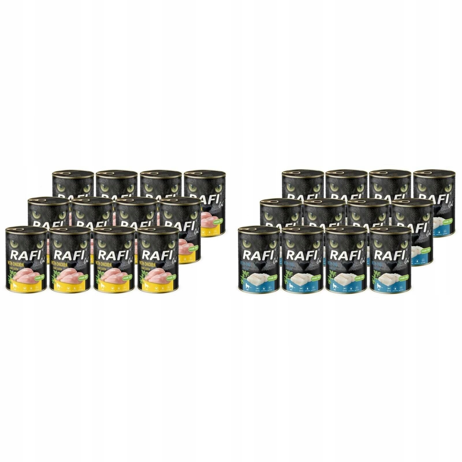 Rafi Cat Mokra karma dla kota MIX Smaków 24x400g