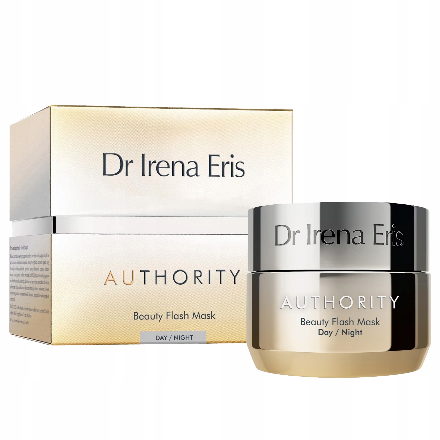 Dr Irena Eris Authority Beauty Flash maska do twarzy na dzień i noc 50 ml
