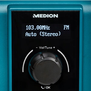 CYFROWE RADIO BUDOWLANE DAB+ FM BLUETOOTH MD43877 LED IP44 WYTRZYMAŁE Model E66877