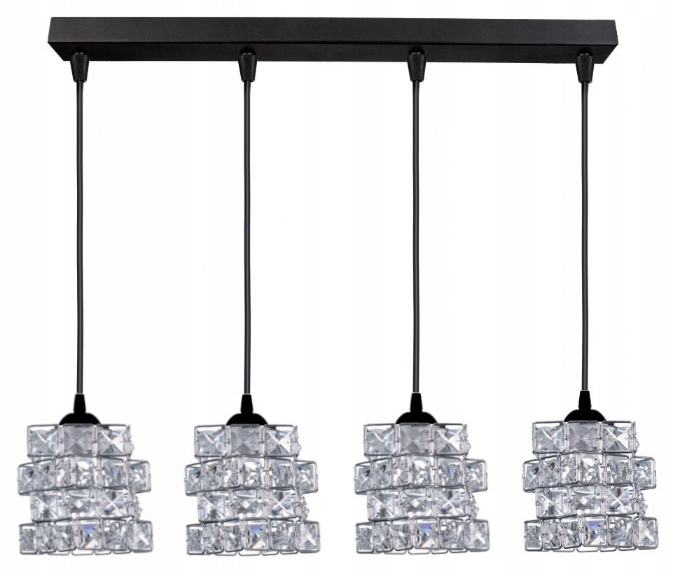 

Lampa Wisząca Plafon Sufitowa Żyrandol Kryształki
