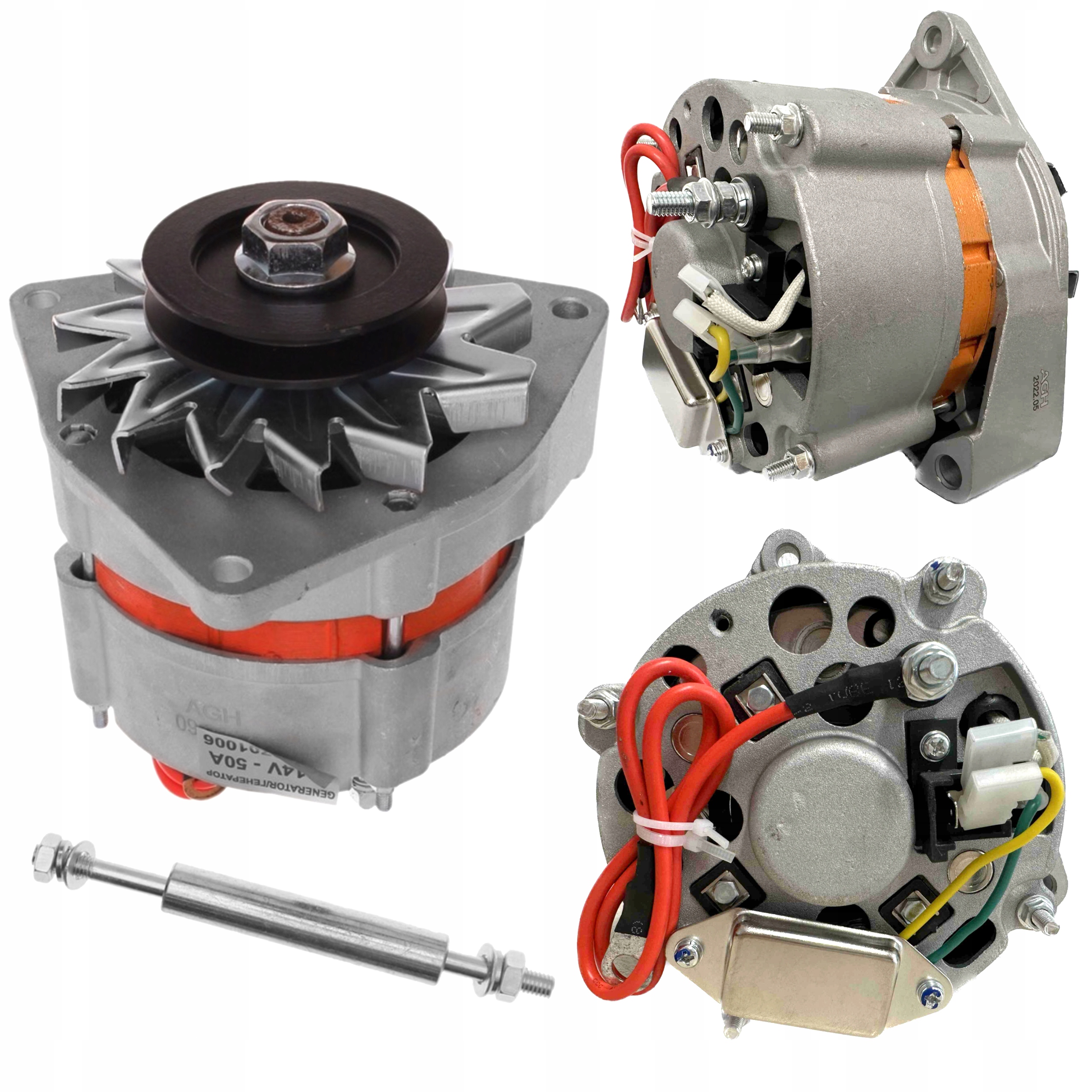 URSUS C-330 C330M ALTERNATOR AŻ 50A ŁADOWANIA Z REGULATOREM 14V WZMOCNIONY