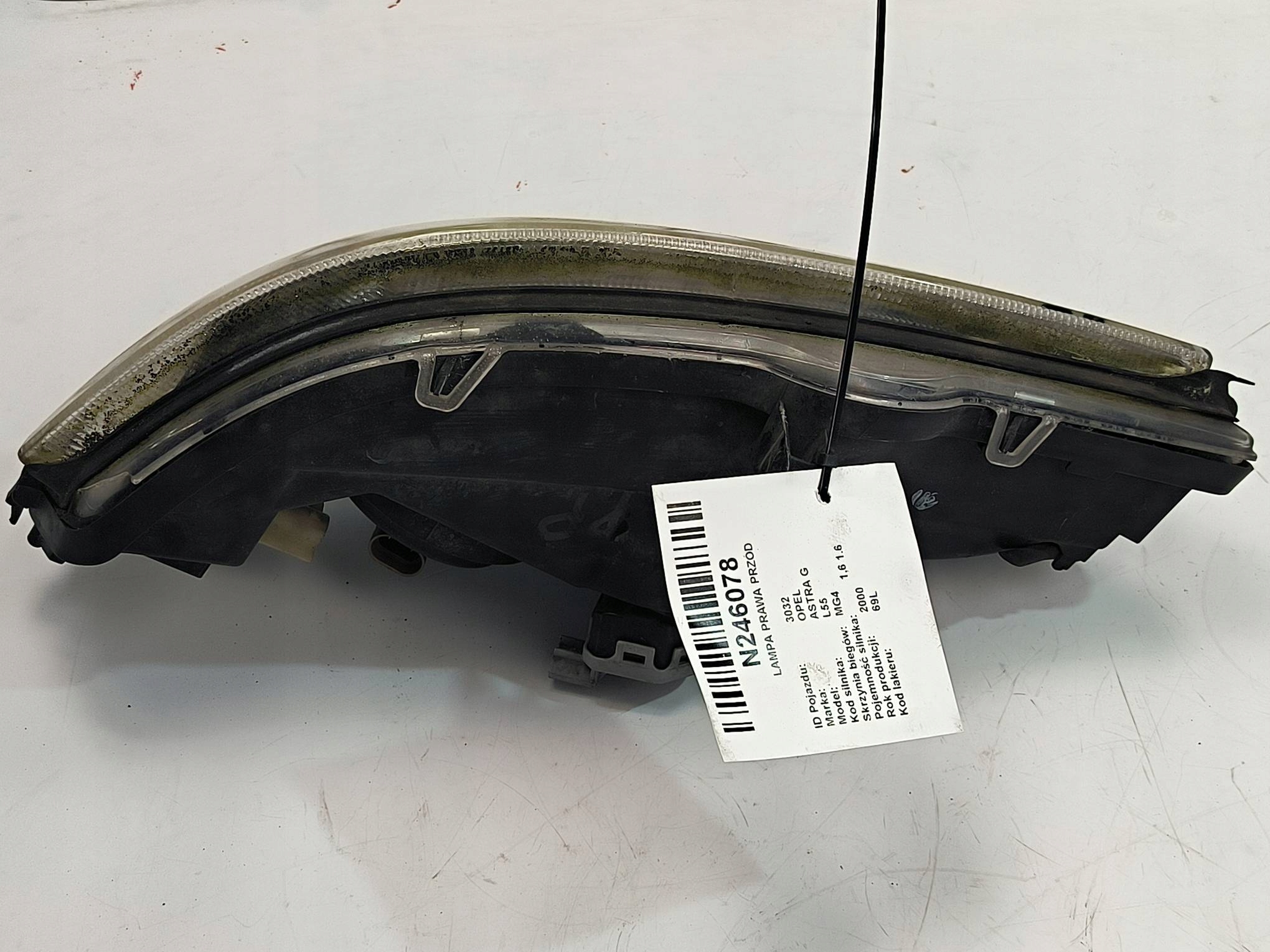 light right front 90520878RH OPEL ASTRA G
