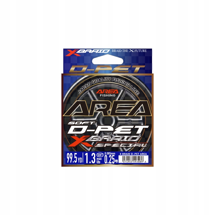 Żyłka Ester Ygk X-braid D-pet Area #0.5/0.117mm/2.4lb/1.09kg 100yds (91m)