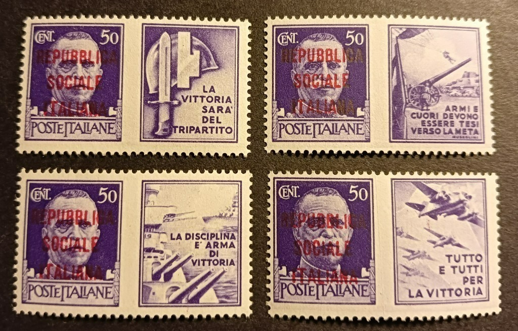 ITALIA - PROPAGANDA WOJENNA 1944 ** - czysty
