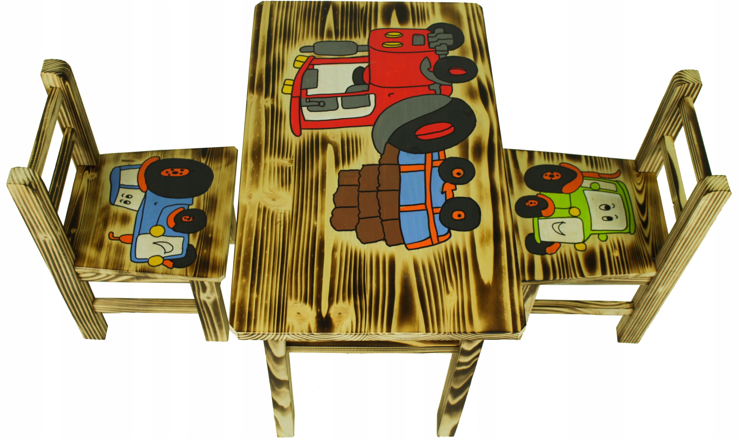 ZESTAW STÓŁ STOLIK BIURKO KRZESŁA KRZESEŁKA DLA DZIECI Z DREWNA DO POKOJU Kolekcja styldrev