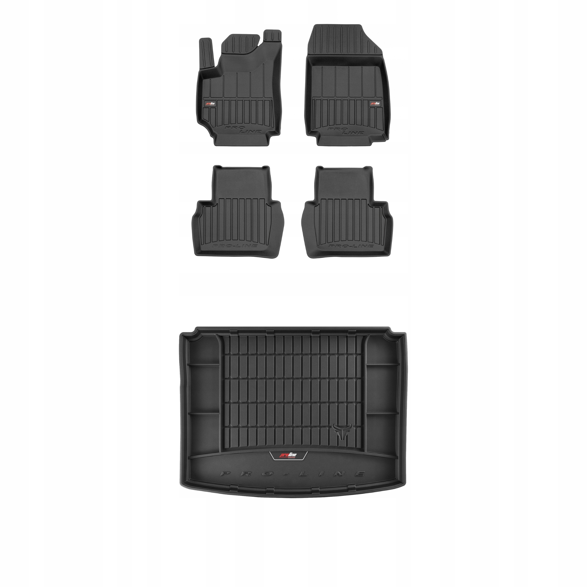 Frogum 3D Sada gumových koberců a rohože s logem pro Fiat Croma 2005-2011
