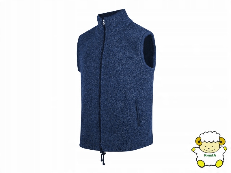 

Krysta - Bezrękawnik, kamizelka wełniana oversize