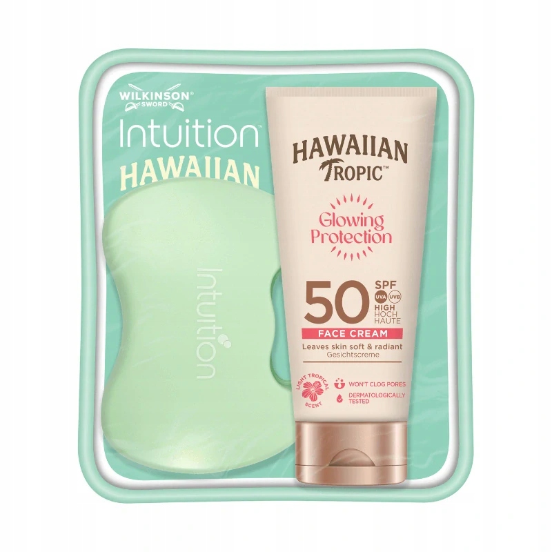 Opalovací krém Hawaiian Tropic Holící strojek Wilkinson Summer Essential