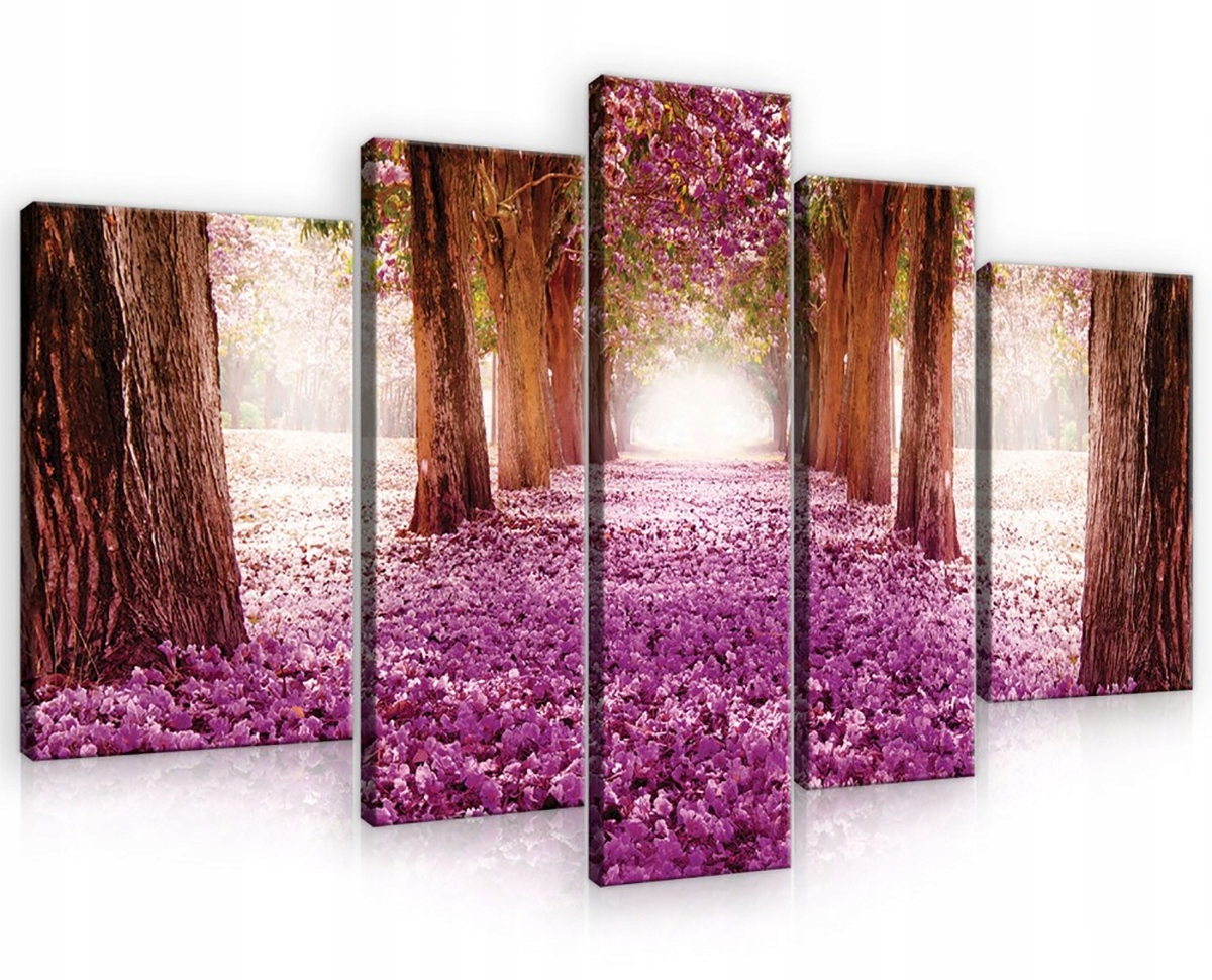 Obraz Na Plátně Canvas 170x100 Park Květiny Aleja