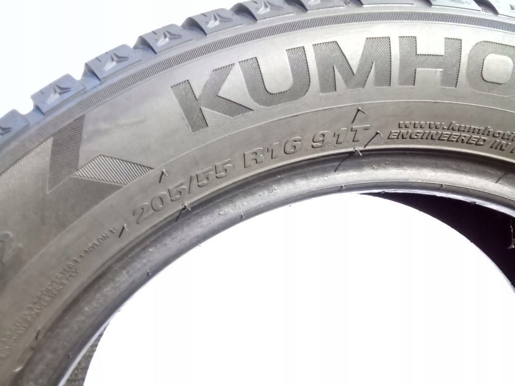 tyres Kumho WinterCraft WP52 205/55/16 91T 2022 6,7mm