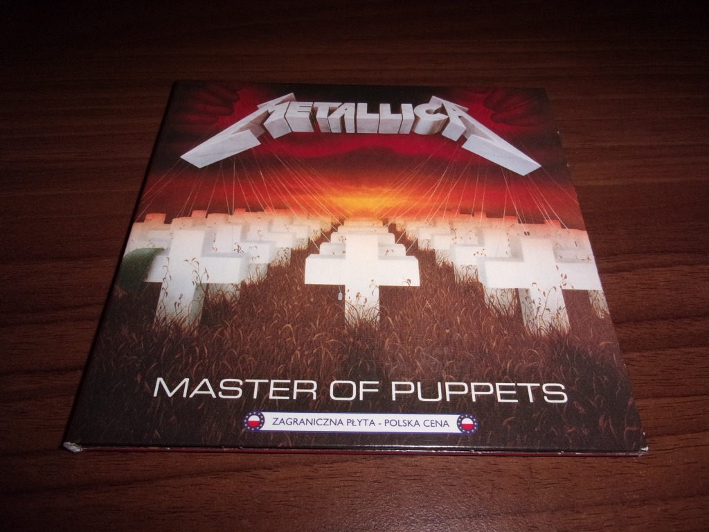 METALLICA - Master Of Puppets CD Blackened