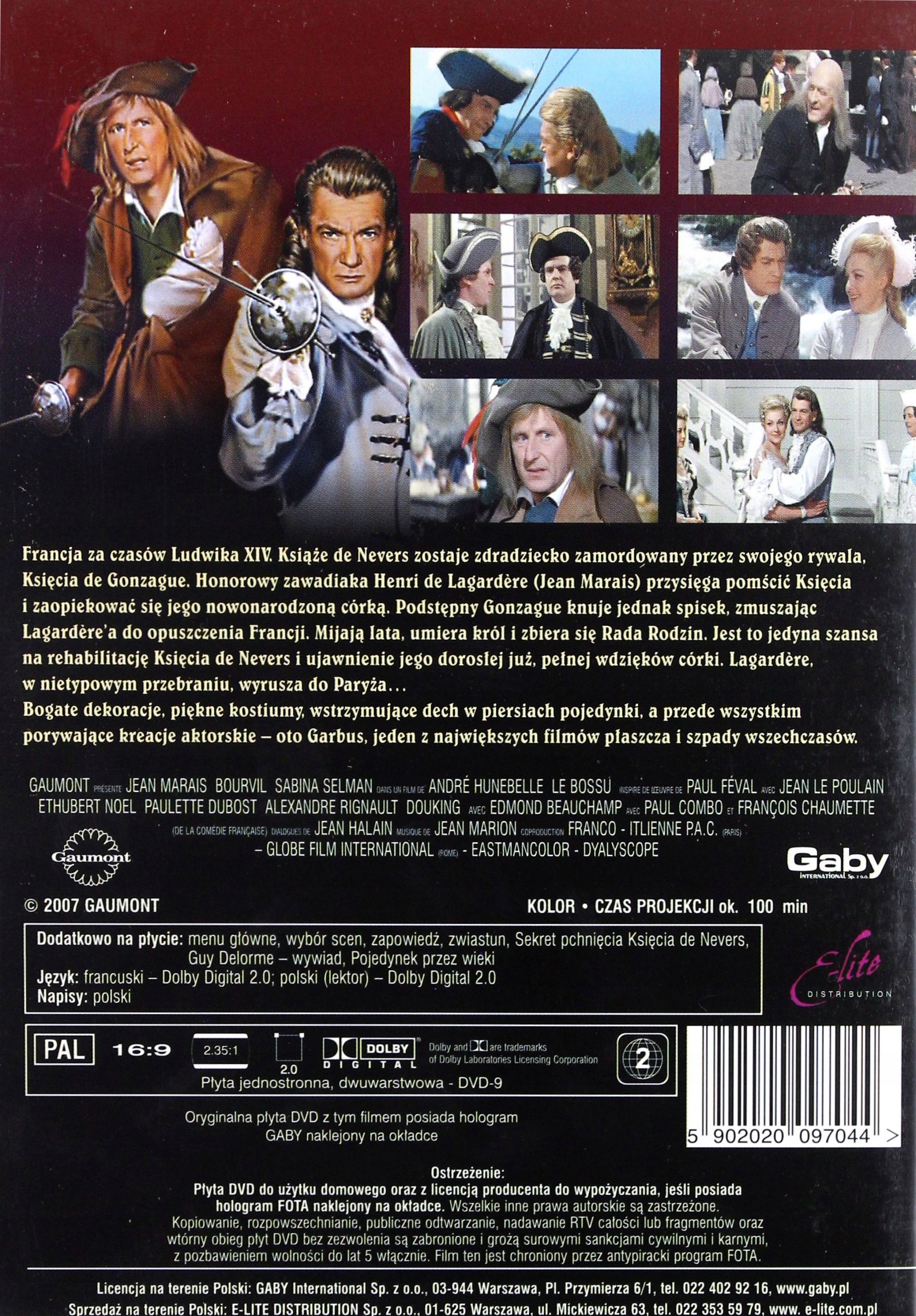 GARBUS (DVD) Gatunek kostiumowe