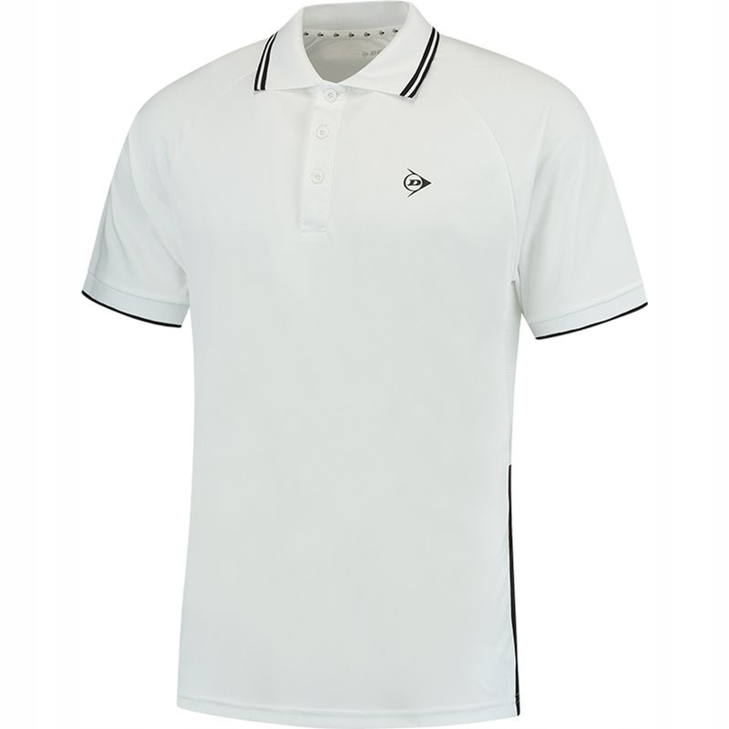 Koszulka Tenisowa Męska Dunlop Club Polo Men White/black XL