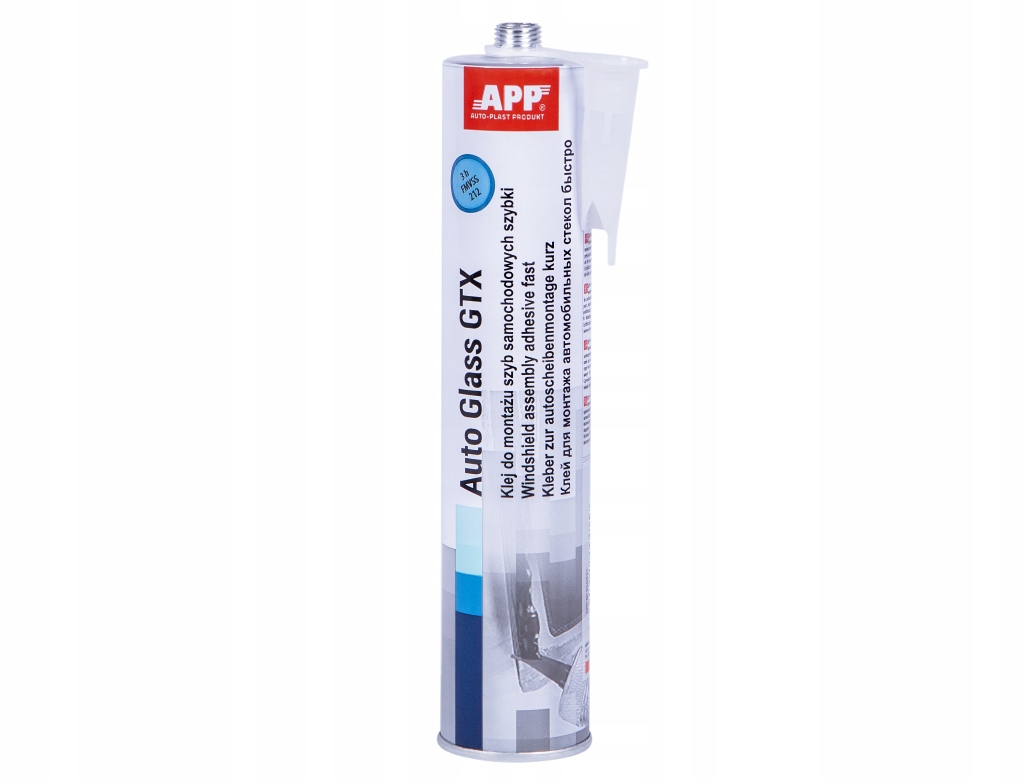 Klej montażowy do szyb samochodowych | szybki | czarny | 310 ml | APP