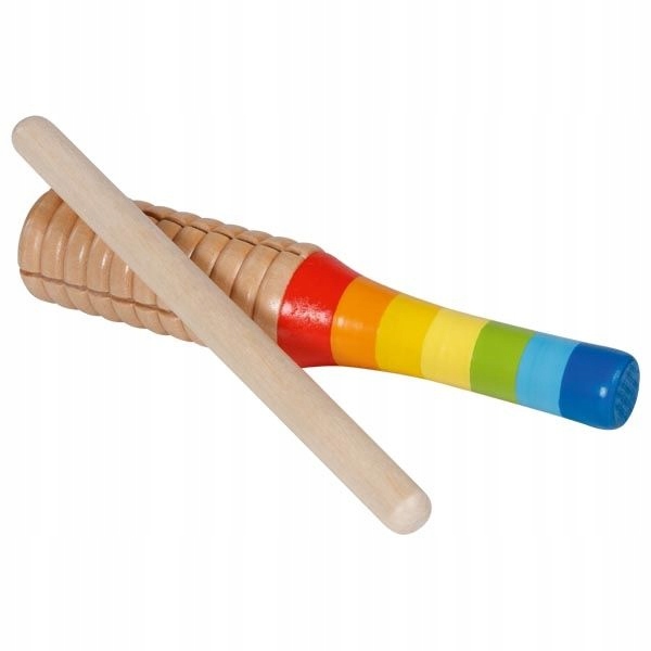 

Tonblock Tęczowy z Pałeczką drewniany instrument